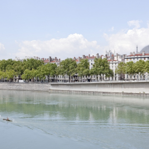 Quais du Rhône, vue sur l'Opéra - photo Brice Robert/ Aderly