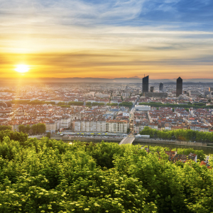 Vue de Lyon au lever du soleil ©Frédéric Prochasson