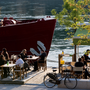 Les terrasses sur les Berges du Rhône  © Tristan Deschamps